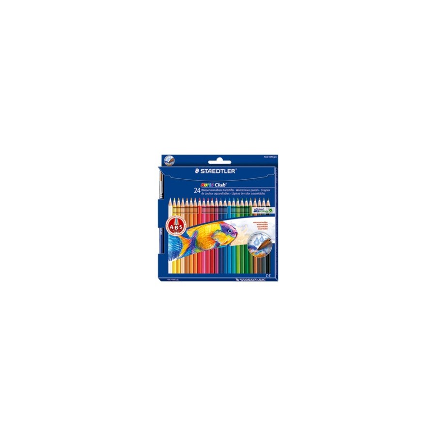 8885-LAPICES COLOR NORIS AQUARELL 144 10, ESTUCHE 24 PZAS STAEDTLER 144 10NC24