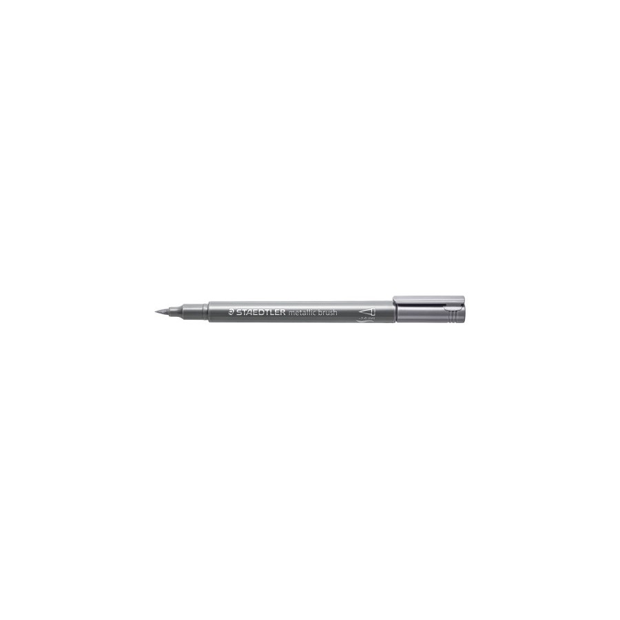 8888-Staedtler 8321 marcador 1 pieza(s) Punta de pincel Plata