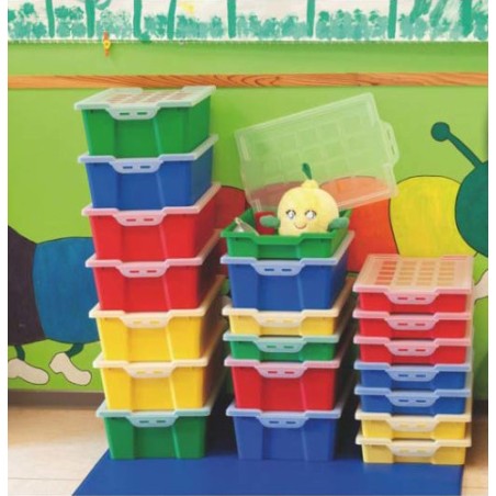 8923-CUBETA GRANDE CON TAPA - AMARILLO FAIBO 787-05