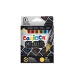 8970-Carioca Ceras Maxi Wax Metallic - 8 Uds