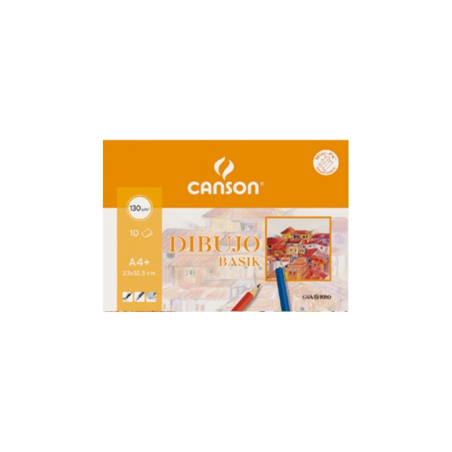 8980-Canson Guarro Basik Arte de papel 10 hojas