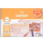8981-ALBUM ESPIRAL MICROPERFORADO PROMO 23X32,5 20H DIBUJO BASIK RECUADRO 130G 20% HOJAS GRATIS GUARRO CANSON C400110485
