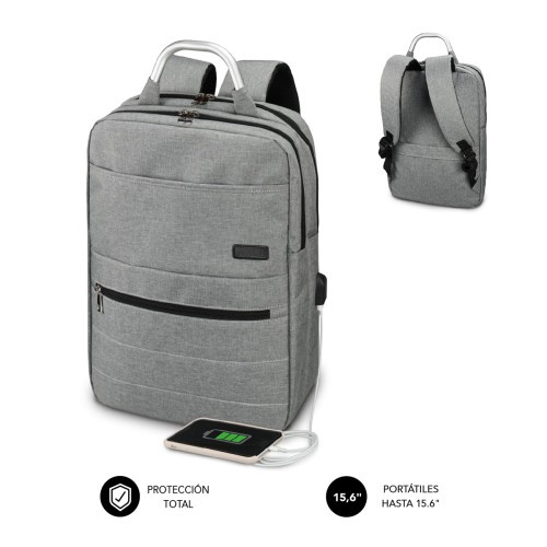 9069-SUBBLIM MOCHILA ELITE AIRPADDING 15.6´´ GREY