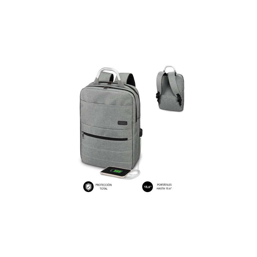 9069-SUBBLIM MOCHILA ELITE AIRPADDING 15.6´´ GREY