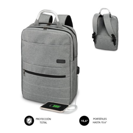 9069-SUBBLIM MOCHILA ELITE AIRPADDING 15.6´´ GREY