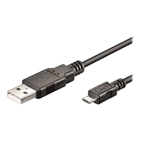 9073-Ewent EW-UAB-010-MC cable USB 1 m USB 2.0 Micro-USB A USB A Negro