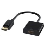 9074-Ewent EC1455 adaptador de cable de video 0,15 m DisplayPort HDMI Negro