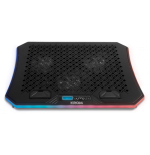 9097-KROM BASE REFRIGERACION PORTATIL HASTA 19". SOPORTE SMARTPHONE. HUB 2 X USB. RGB (NXKROMKOOLER)