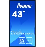 9162-iiyama LH4370UHB-B1 pantalla de senalizacion Pantalla plana para senalizacion digital 108 cm (42.5") VA 4K Ultra HD