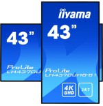 9163-iiyama LH4370UHB-B1 pantalla de senalizacion Pantalla plana para senalizacion digital 108 cm (42.5") VA 4K Ultra HD