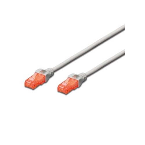 9176-Ewent EW-6U-100 cable de red Gris 10 m Cat6 U/UTP (UTP)