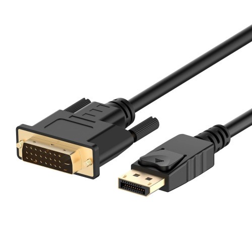9207-Ewent EC1441 adaptador de cable de video 1,8 m DisplayPort DVI-D Negro
