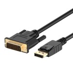 9207-Ewent EC1441 adaptador de cable de video 1,8 m DisplayPort DVI-D Negro
