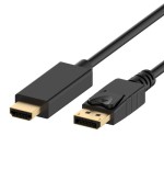 9209-Ewent EC1432 adaptador de cable de video 3 m DisplayPort HDMI tipo A (Estandar) Negro