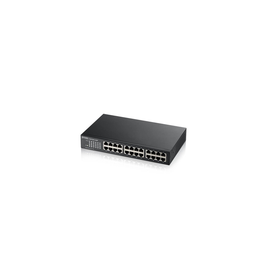 9231-Zyxel GS1100-24E No administrado Gigabit Ethernet (10/100/1000) Negro