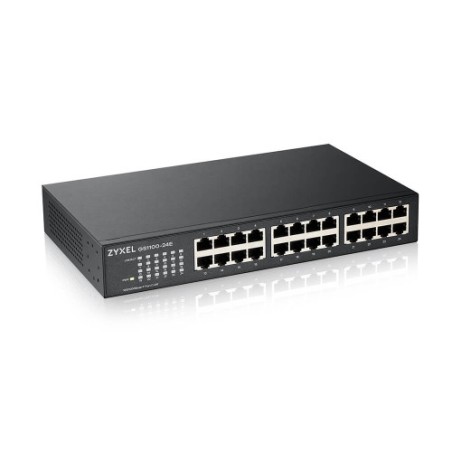 9232-Zyxel GS1100-24E No administrado Gigabit Ethernet (10/100/1000) Negro