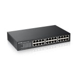 9232-Zyxel GS1100-24E No administrado Gigabit Ethernet (10/100/1000) Negro
