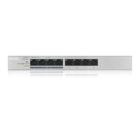 9236-Zyxel GS1200-8HP v2 Gestionado Gigabit Ethernet (10/100/1000) Energia sobre Ethernet (PoE) Gris