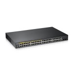9241-Zyxel GS1900-48HPv2 Gestionado L2 Gigabit Ethernet (10/100/1000) Energia sobre Ethernet (PoE) Negro