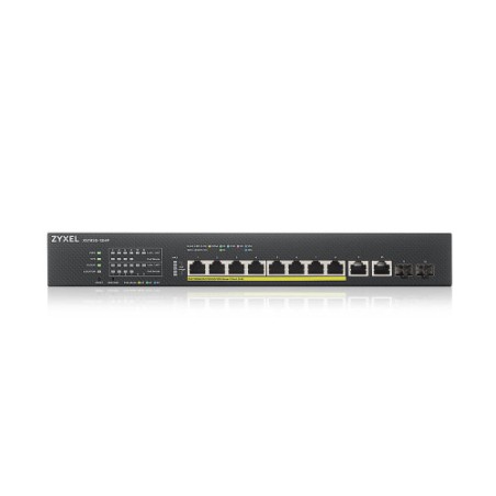 9247-Zyxel XS1930-12HP-ZZ0101F switch Gestionado L3 10G Ethernet (100/1000/10000) Energia sobre Ethernet (PoE) Negro