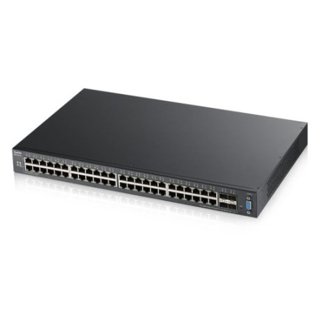 9252-Zyxel XGS2210-52 Gestionado L2 Gigabit Ethernet (10/100/1000) 1U Negro