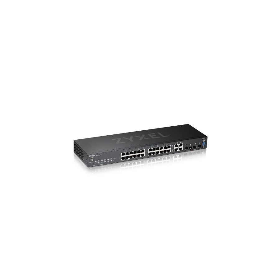 9258-Zyxel GS2220-28-EU0101F switch Gestionado L2 Gigabit Ethernet (10/100/1000) Negro