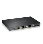 9260-Zyxel GS2220-28HP-EU0101F switch Gestionado L2 Gigabit Ethernet (10/100/1000) Energia sobre Ethernet (PoE) Negro