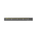 9263-Zyxel GS2220-50HP-EU0101F switch Gestionado L2 Gigabit Ethernet (10/100/1000) Energia sobre Ethernet (PoE) Negro