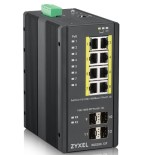 9265-Zyxel RGS200-12P Gestionado L2 Gigabit Ethernet (10/100/1000) Energia sobre Ethernet (PoE) Negro