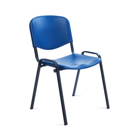 9280-SILLA CONFIDENTE RESPALDO PLASTICO AZUL / ASIENTO PLASTICO AZUL ROCADA 975V15-3