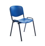9280-SILLA CONFIDENTE RESPALDO PLASTICO AZUL / ASIENTO PLASTICO AZUL ROCADA 975V15-3