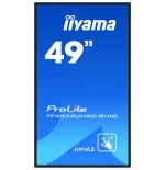 9283-iiyama ProLite TF4939UHSC-B1AG monitor pantalla tactil 124,5 cm (49") 3840 x 2160 Pixeles Multi-touch Multi-usuario