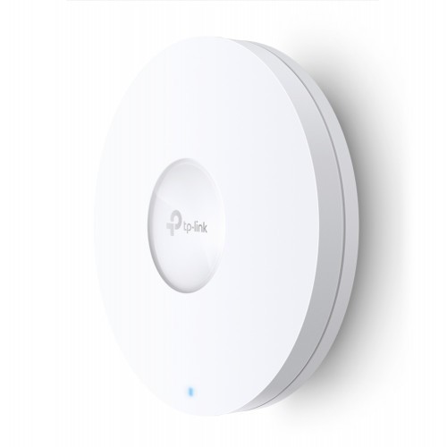 9347-TP-LINK AX3600 CEILING MOUNT DUAL-BAND WI-FI 6 ACCESS POINT, 1X2.5GBPS RJ45 PORT, 1148MBPS AT, 2.4 GHZ + 2402 MBSP