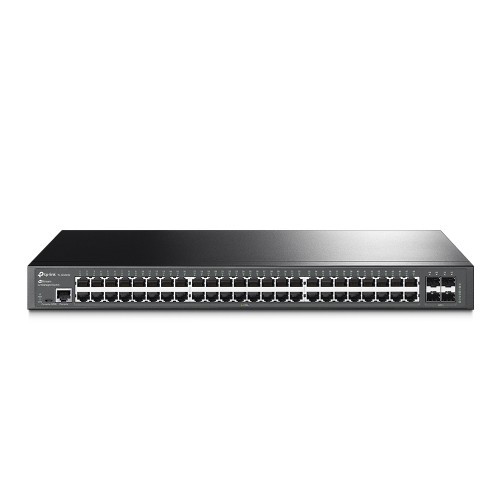 9352-TP-LINK SWITCH ADMINISTRADO JETSTREAM T 48 PUERTOS GIGABIT L2 + 4 RANURAS SFP, OMADA SDN CONTROLLER