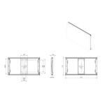 9361-VOGELS GAMA PROFESIONAL POW 1602 OUTDOOR WALL MOUNT FOR LG 55XE4F (POW 1602)