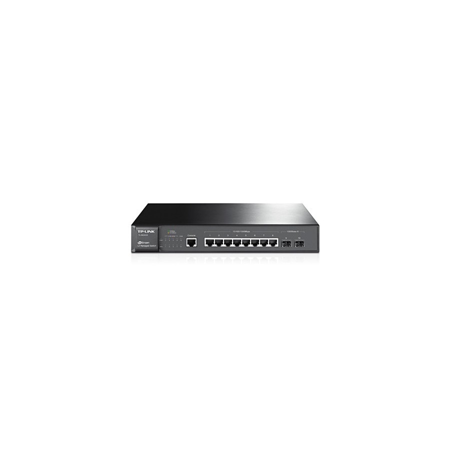 9370-TP-LINK SWITCH ADMINISTRADO JETSTREAMT 8 PUERTOS GIGABIT L2 + 2 RANURAS SFP, OMADA SDN CONTROLLER