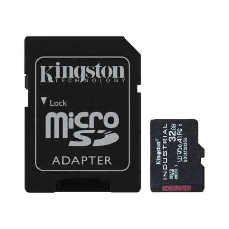 9389-Kingston Technology Industrial 32 GB MiniSDHC UHS-I Clase 10
