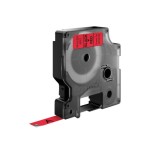 939-CINTA ROTULADORA D1 9MMX7M NEGRO/ROJO DYMO S0720720