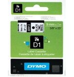 942-CINTA ROTULADORA D1 9MMX7M NEGRO/BLANCO DYMO S0720680