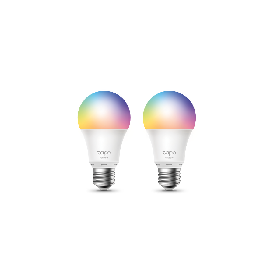 9437-Tapo L530E(2-pack) Bombilla inteligente 8,7 W Metalico, Blanco Wi-Fi