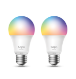 9437-Tapo L530E(2-pack) Bombilla inteligente 8,7 W Metalico, Blanco Wi-Fi