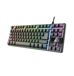 9451-Trust GXT 833 Thado teclado USB Espanol Negro, Plata