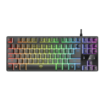 9452-Trust GXT 833 Thado teclado USB Espanol Negro, Plata