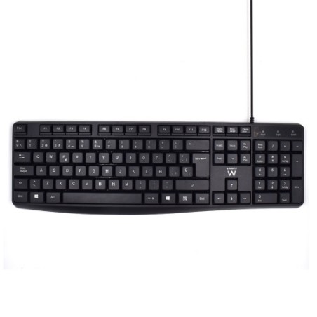 9469-Ewent EW3001 teclado USB QWERTY Espanol Negro