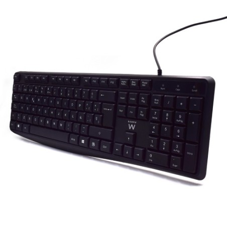 9470-Ewent EW3001 teclado USB QWERTY Espanol Negro