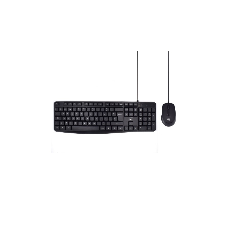 9471-Ewent EW3006 teclado USB QWERTY Espanol Negro