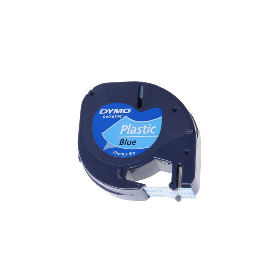 950-CINTA ROTULADORA LETRATAG 12MMX4M NEGRO/AZUL DYMO S0721650
