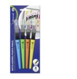 9501-Bismark 328354 rotulador Multi Azul, Verde, Naranja, Amarillo 4 pieza(s)