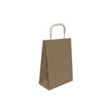 9544-BOLSA PAPEL CON ASAS KRAFT MARRON M 27X12X37 CM BISMARK 329838