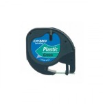 955-CINTA ROTULADORA LETRATAG 12MMX4M NEGRO/VERDE DYMO S0721640
